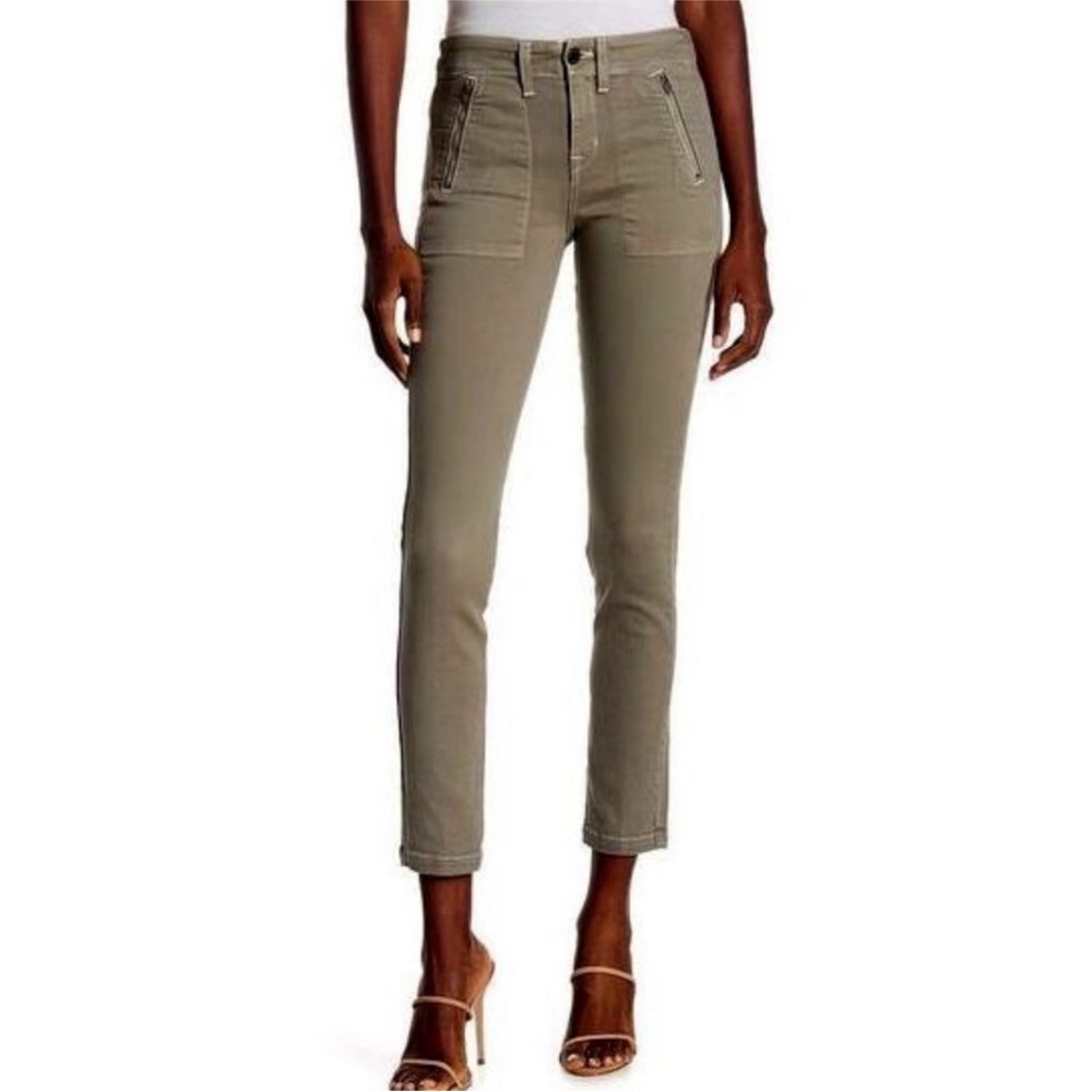 Ramy Brook Olive Cropped Ankle Jeans